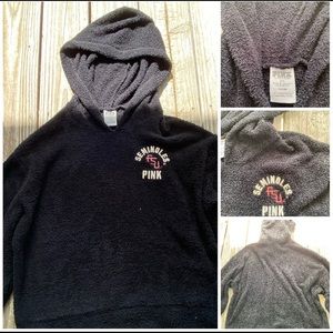 PINK FSU Sherpa hoodie